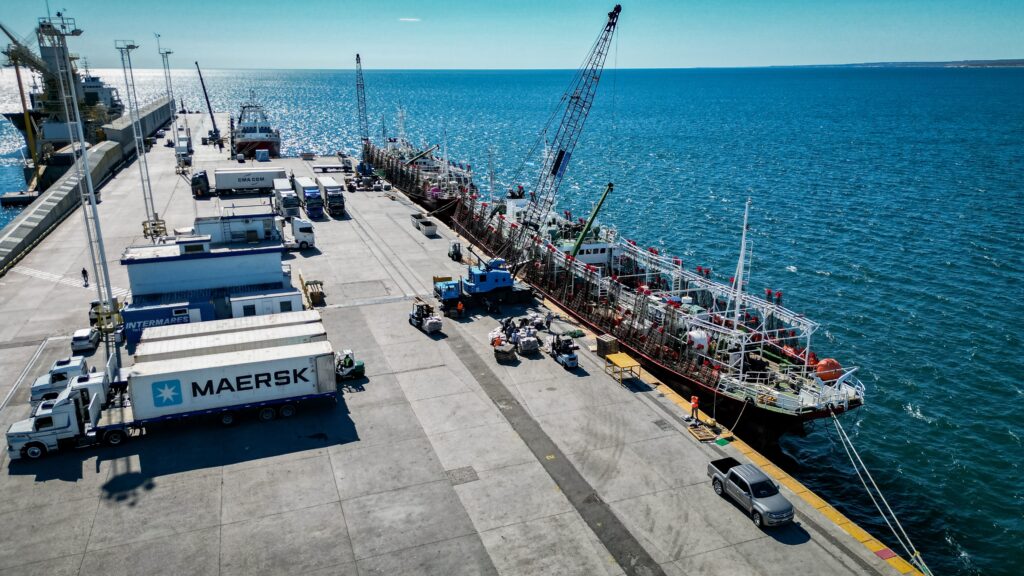 El puerto de Madryn sostuvo niveles históricos de actividad pese a la caída del langostino